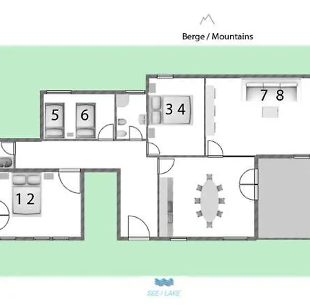 Pina Garten-ferienwohnung Mit Pool Appartement